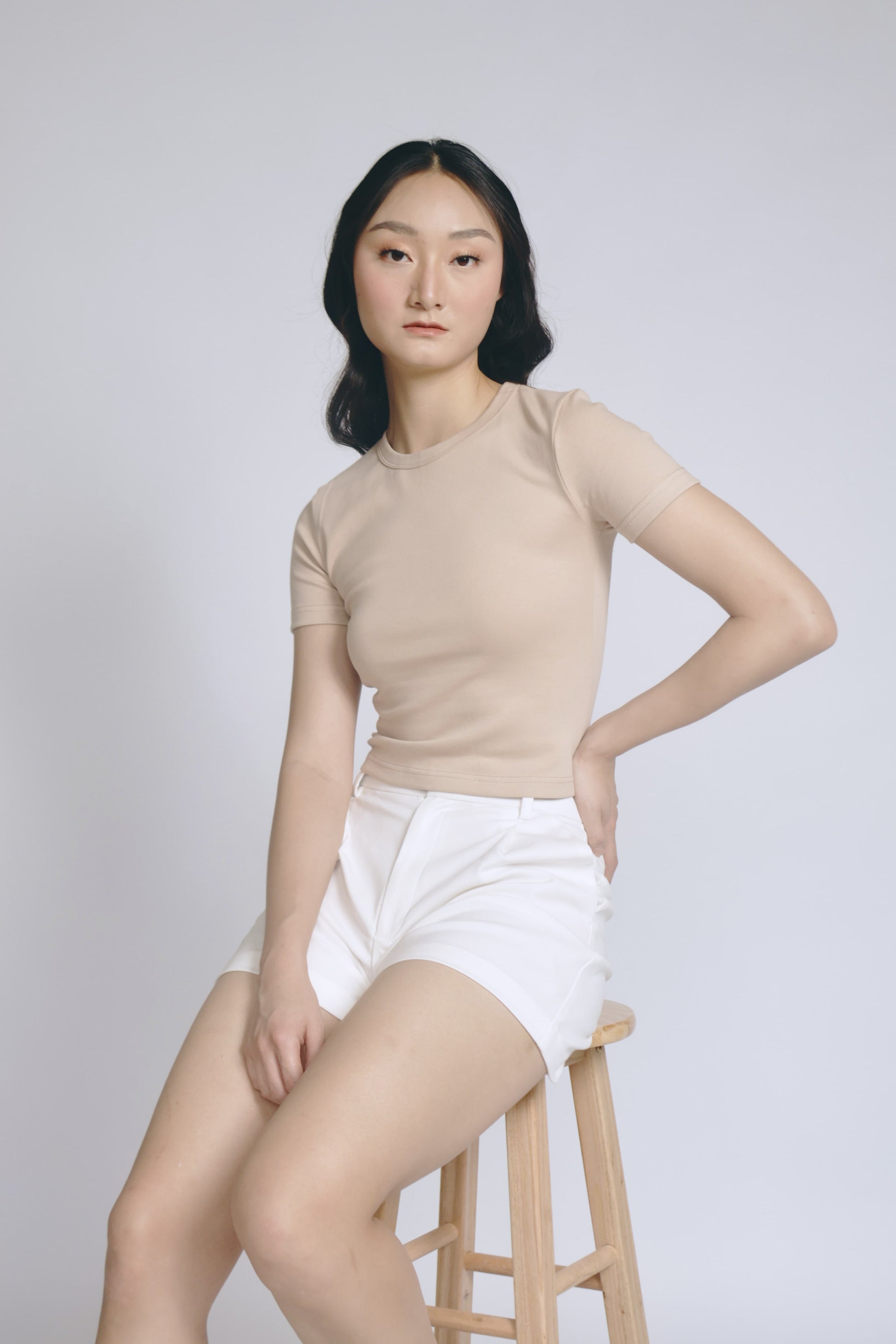 Capsule Alexa Essential Tee - Beige